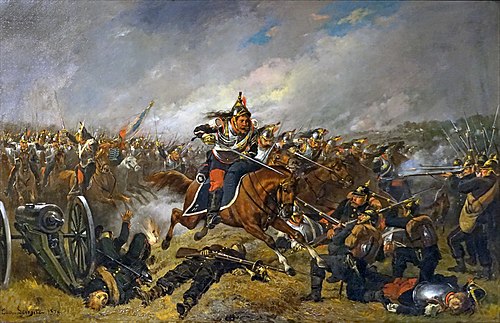 Charge of the Cuirassiers, 1878, Théodore Levigne