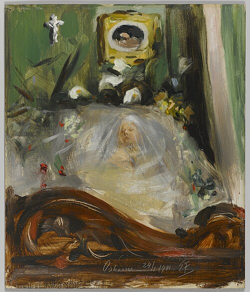Queen Victoria Lying in State, 1901, Emil Fuchs