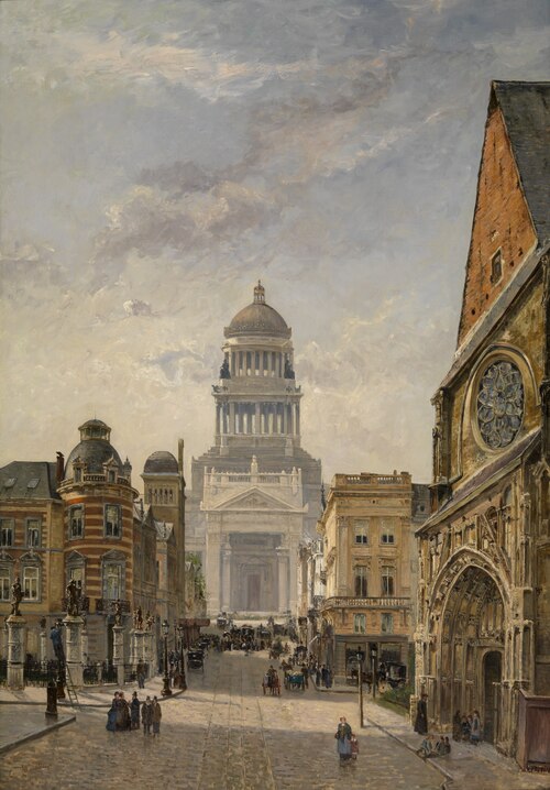 Regentschapstraat in Brussels, , Gustave Walckiers