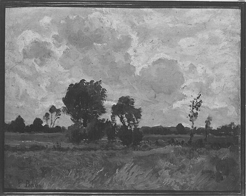 Oberbayerische Landschaft, 1885, Fritz Baer