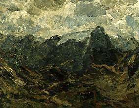 Hochgebirgslandschaft, 1903, Fritz Baer