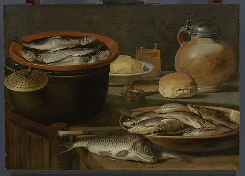 Still Life with Herring, 1622, P.V. Plas
