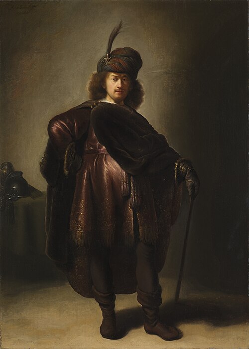 Portrait of Rembrandt in Oriental Dress, 1631, Isaac de Jouderville