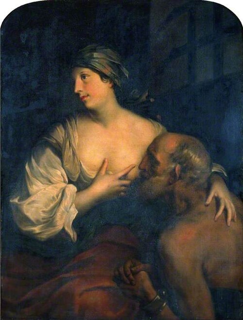 Roman Charity: Cimon and Pero, 1803, Carlo Cignani