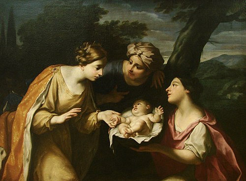 The Finding of Moses, , Carlo Cignani
