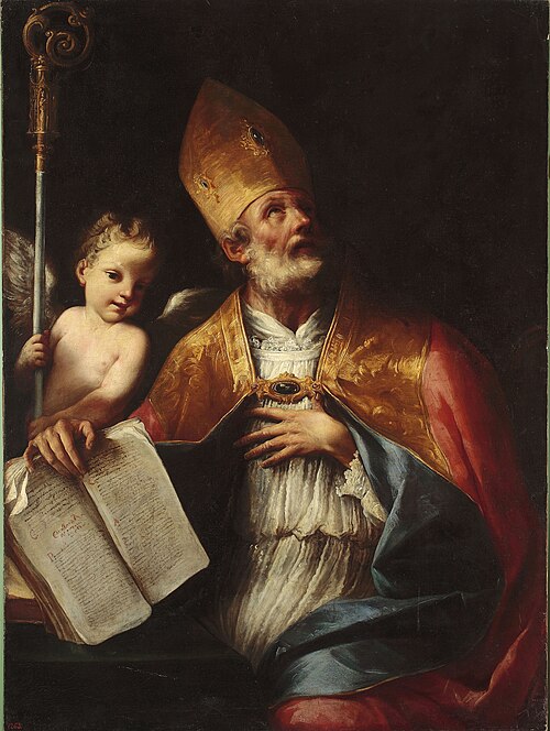 Saint Augustine, 1700, Carlo Cignani