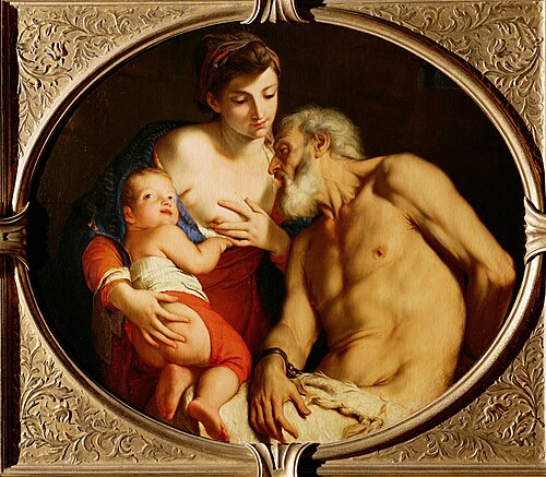 Caritas Romana (Cimon und Pero), 1695, Carlo Cignani