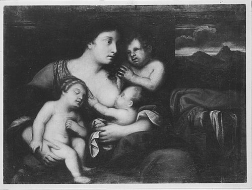 Charity, 1673, Carlo Cignani