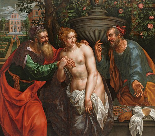 Susanna and the elders, 1609, Hendrick de Clerck