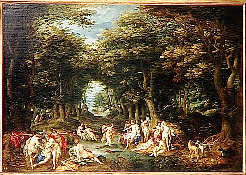 Diane découvrant la grossesse de Callisto, 1625, Hendrick de Clerck