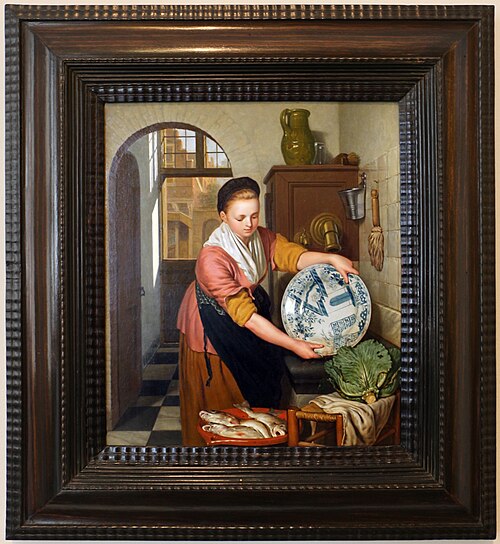 Servant in the Kitchen, 1835, Pieter Christoffel Wonder