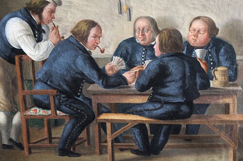 card player, , Carl Conrad Dahlberg