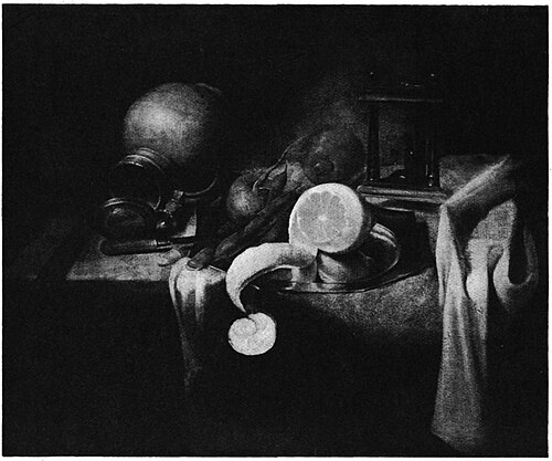 Still life with overturned jug, 1670, Joost Ferdenandes