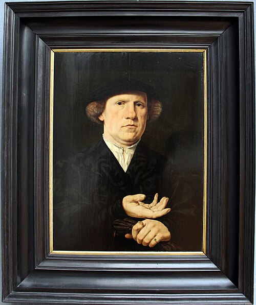 Portrait of the Antwerp merchant Hieronymus Tucher, 1530, Jan Cornelisz Vermeyen