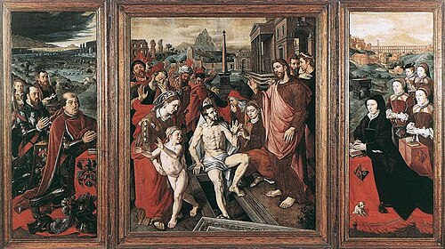 Triptyque de la famille Micault, 1549, Jan Cornelisz Vermeyen