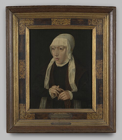 Portret "Maria van Hongarije" op hout naar Jan Cornelisz. Vermeyen, circa 1530-1540, 1535, Jan Cornelisz Vermeyen