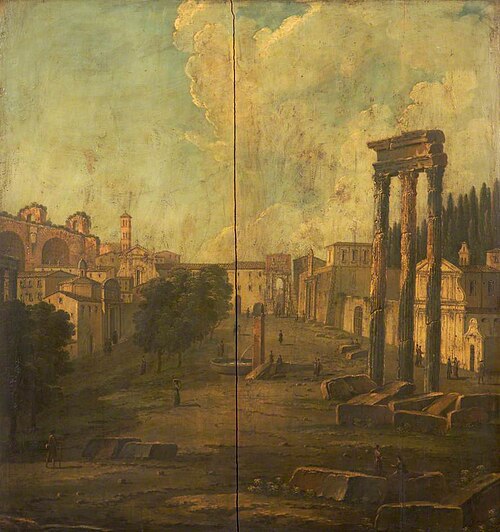 The Campo Vaccino, Rome, , Antonio Joli