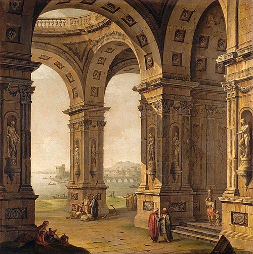 Architectural Capriccio, 1750, Antonio Joli