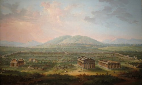 A View of Paestum, 1759, Antonio Joli