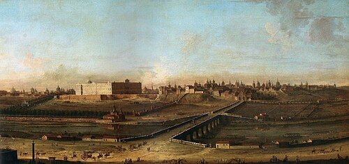 View of Madrid, 1762, Antonio Joli