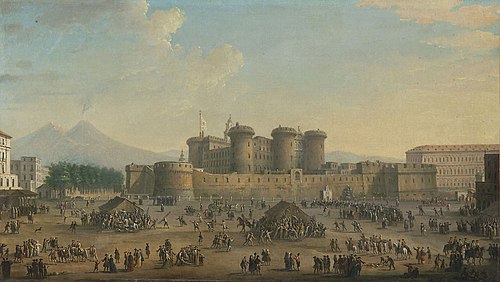Largo di Castello in Neapel, , Antonio Joli