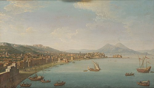 Ansicht von Neapel von Nordwesten, , Antonio Joli