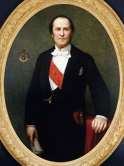 Portrait du baron Haussmann (1809-1891), préfet de la Seine (1853-1870), 1860, Henri Lehmann