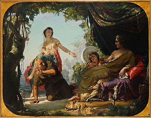 Le Lai d'Aristote, 1848, Henri Lehmann
