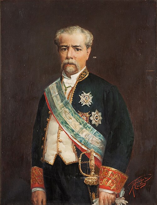Tomás Rodríguez Rubí ministro de Ultramar, 1891, Rafael Hidalgo de Caviedes