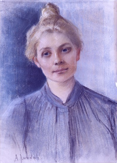 Portrait of Ida Aalberg, 1890, Amélie Helga Lundahl