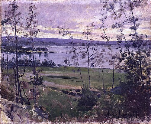 Landscape, 1881, Amélie Helga Lundahl