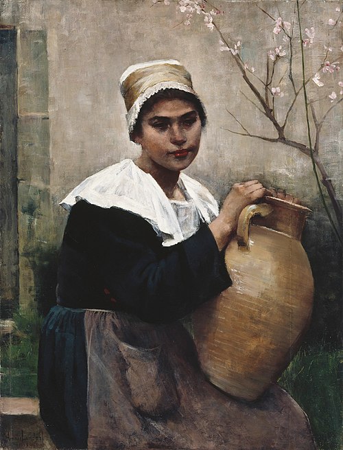 Portrait d'une Bretonne, 1884, Amélie Helga Lundahl