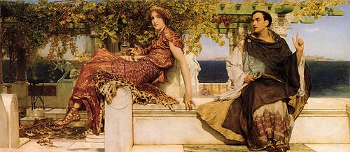 The Conversion of Paula by Saint Jerome, 1898, Lawrence Alma-Tadema