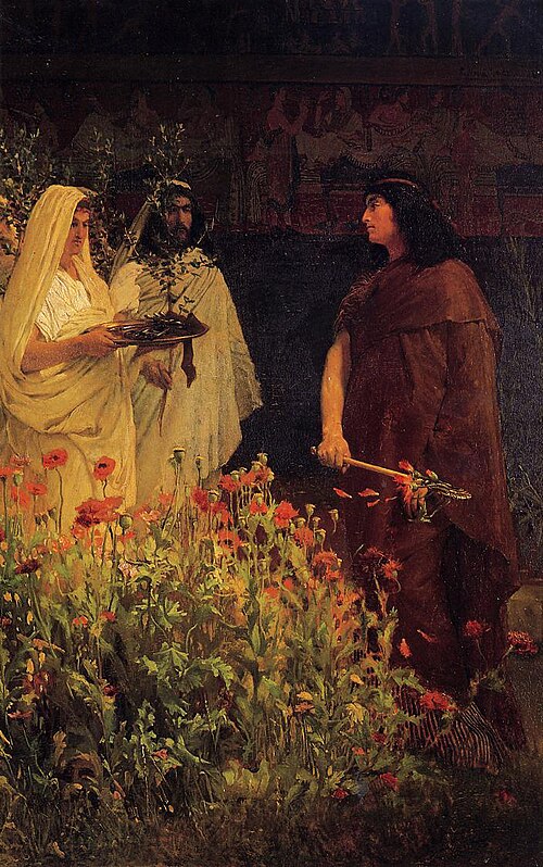 Tarquinius Superbus, 1867, Lawrence Alma-Tadema