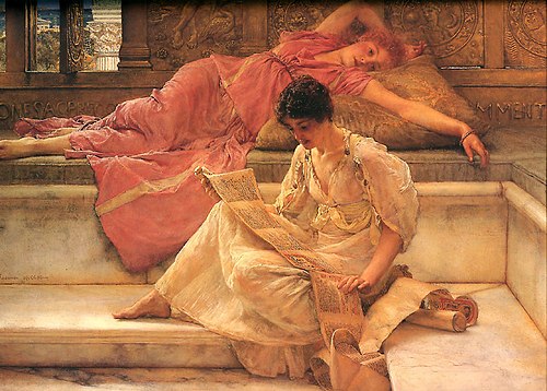Favourite Poet, 1888, Lawrence Alma-Tadema