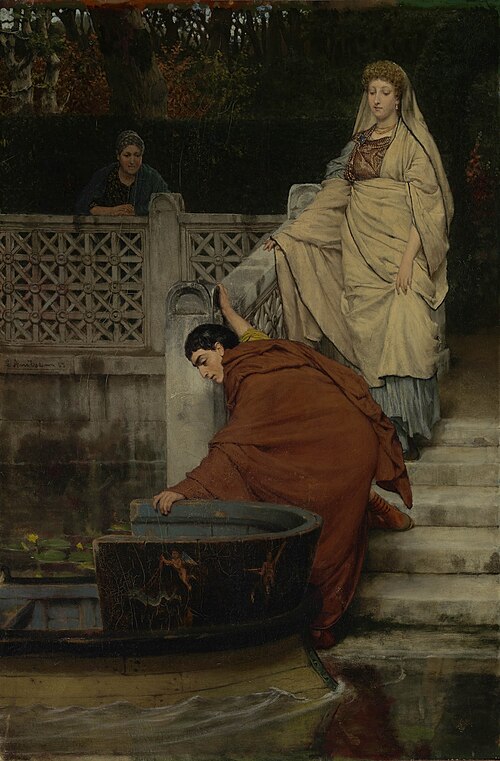 Boating, 1868, Lawrence Alma-Tadema