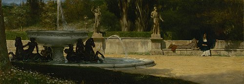 Roman gardens, 1877, Lawrence Alma-Tadema