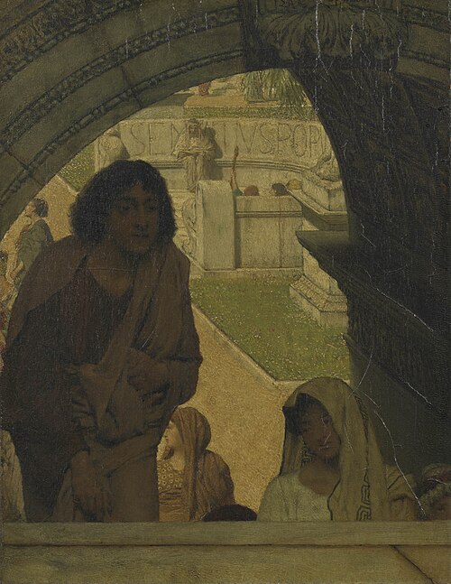 Onder een Romeinse boog (Opus nr. CXXXIX), 1874, Lawrence Alma-Tadema