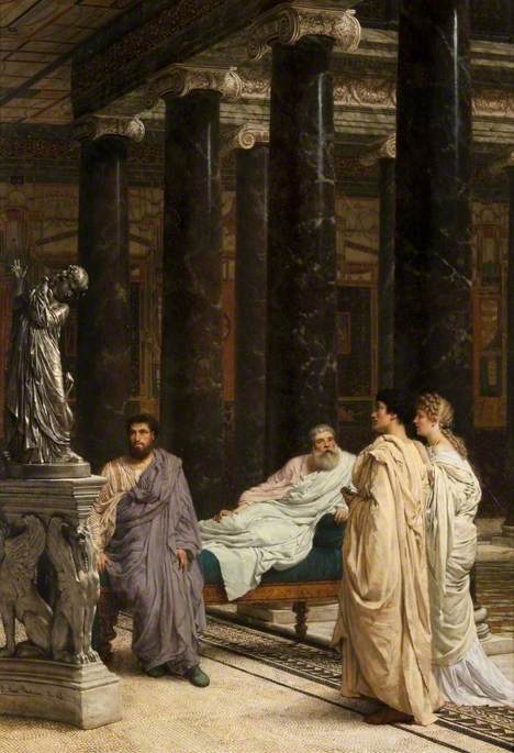 A Lover of Art, 1868, Lawrence Alma-Tadema