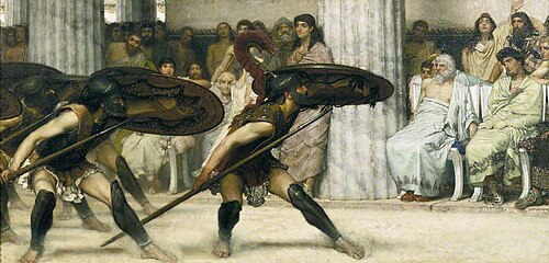 The Pyrrhic Dance, 1869, Lawrence Alma-Tadema