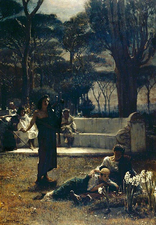 Improvisatore, 1872, Lawrence Alma-Tadema