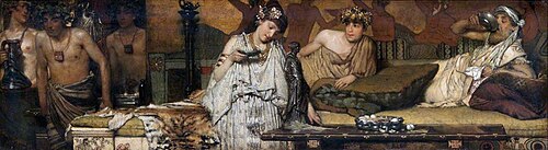 The Dinner, 1873, Lawrence Alma-Tadema