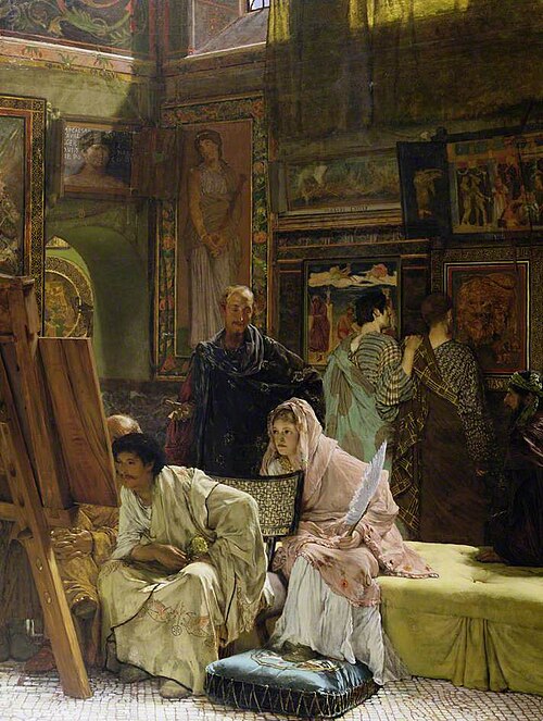 The Picture Gallery, 1874, Lawrence Alma-Tadema