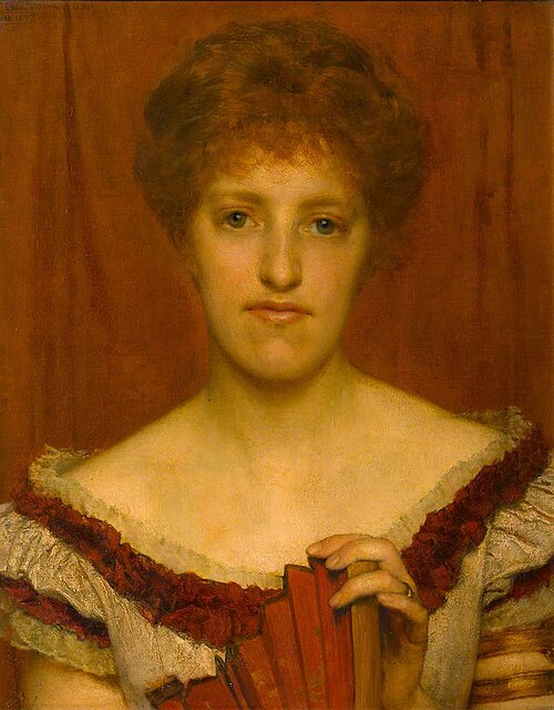 Portrait of My Wife, 1876, Lawrence Alma-Tadema