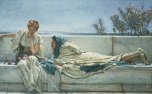 Pleading, 1876, Lawrence Alma-Tadema
