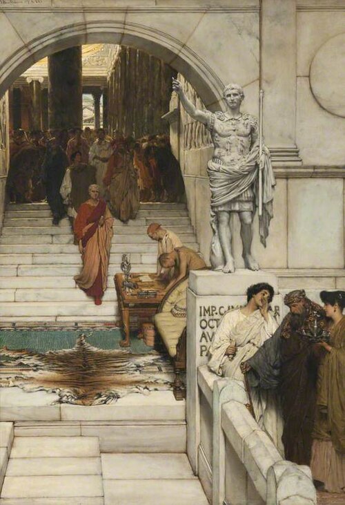 Audience with Agrippa, 1876, Lawrence Alma-Tadema