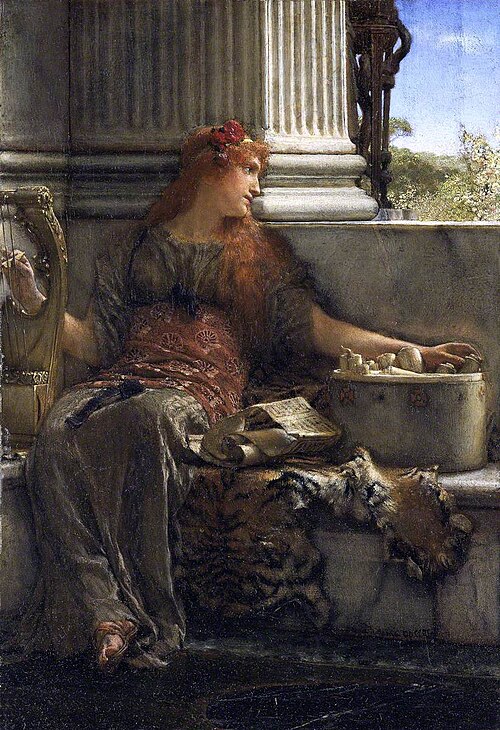 Poetry, 1879, Lawrence Alma-Tadema