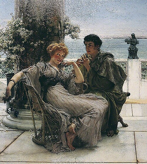 Courtship (The Proposal), 1892, Lawrence Alma-Tadema