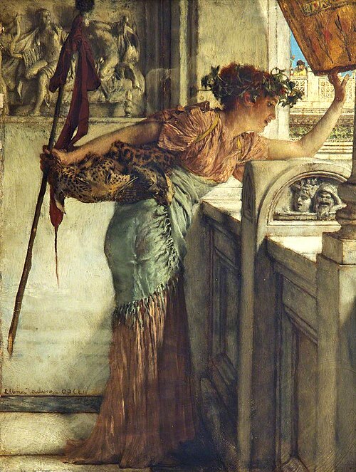 A Bacchante, 1875, Lawrence Alma-Tadema