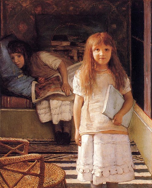 This is Our Corner, 1873, Lawrence Alma-Tadema